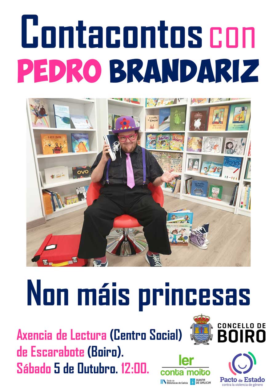 Non máis princesas: Contacontos con Pedro Brandariz