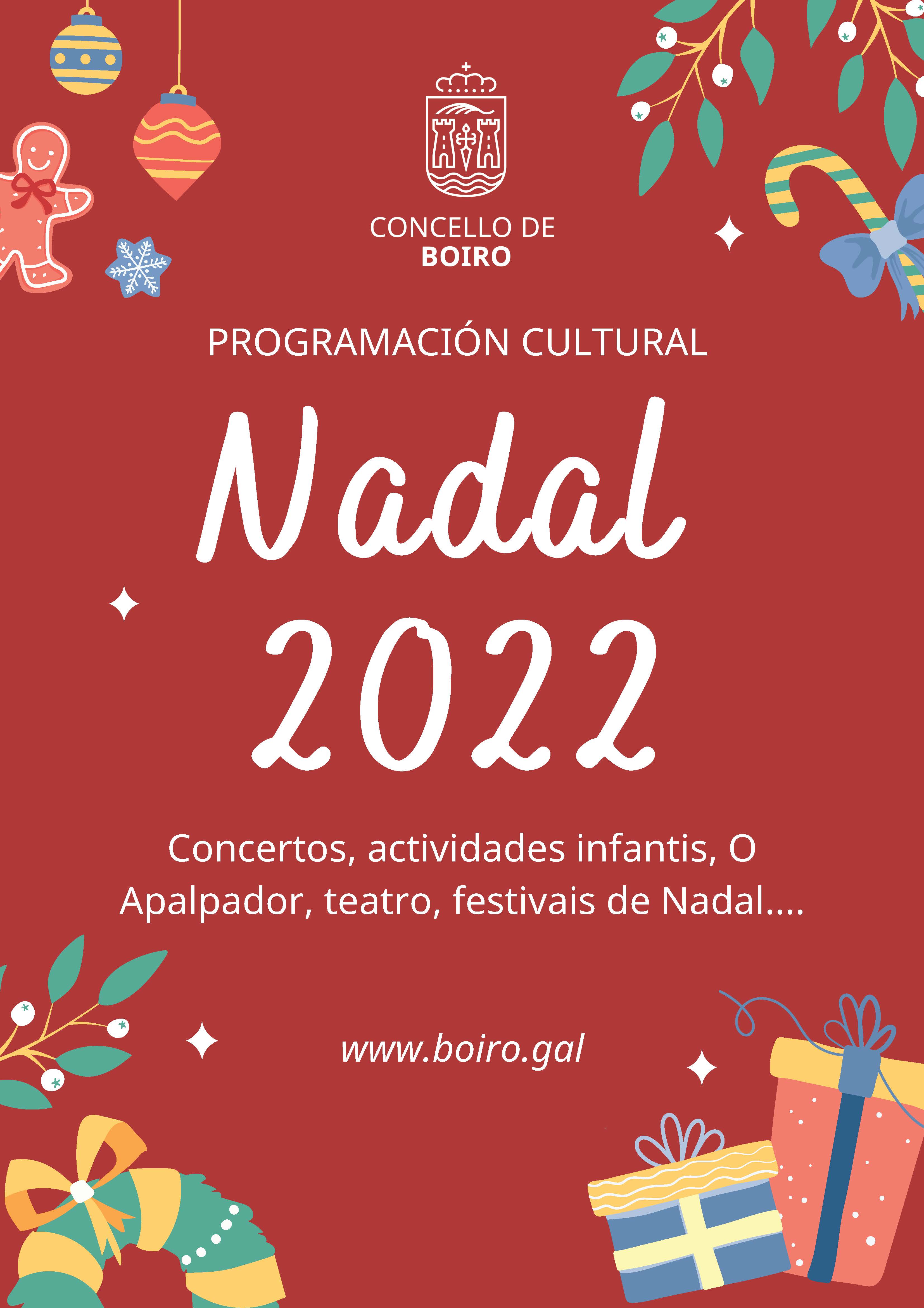 Programación cultural Nadal 2022 | Concello de Boiro 