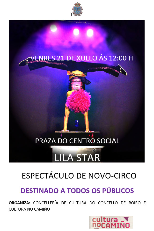 Espectáculo de acrobacia: Lila Star