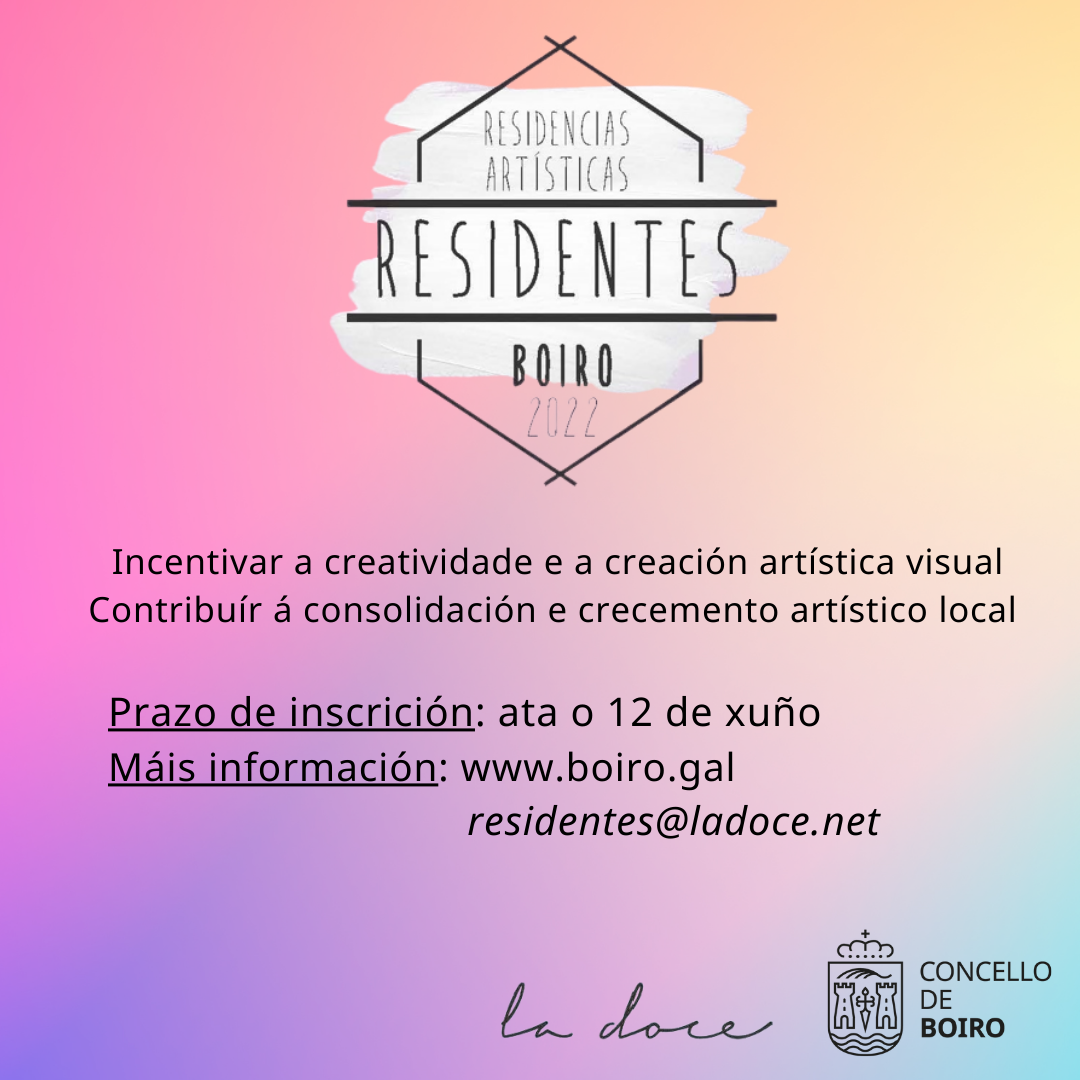 Residentes: Residencias Artísticas 2022 | Concello de Boiro 